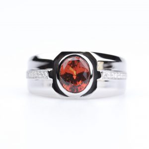 red papardscha ring